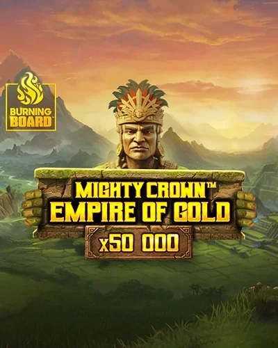 Winoly Casino AT: Mighty Crown: Empire of Gold Burning Board