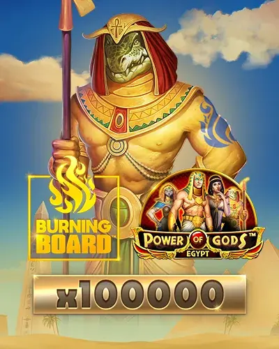 Winoly Casino AT: Power of Gods: Egypt Burning Board